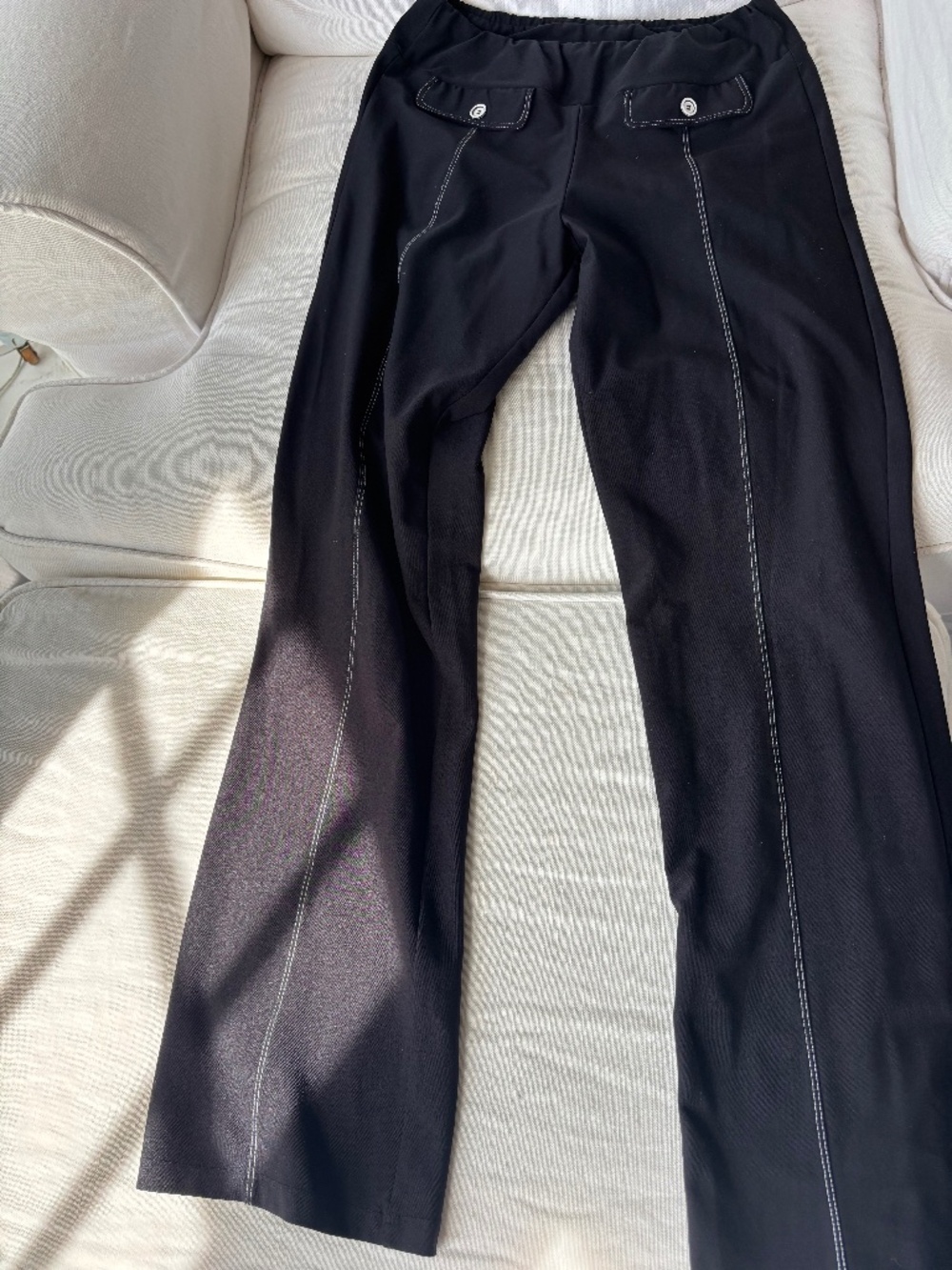 Stretchy black pants size small